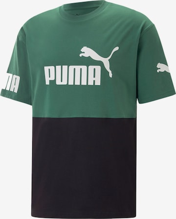 PUMA Shirt in Groen: voorkant