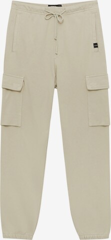 Pull&Bear Loosefit Hose in Beige: predná strana