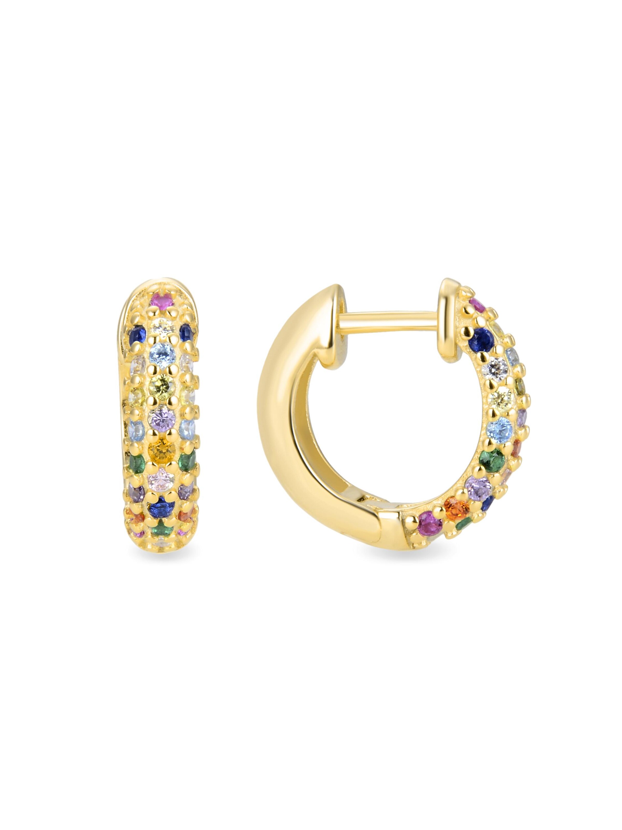 Luxenter Øreringe 'Iralda' i blandingsfarvet: forside