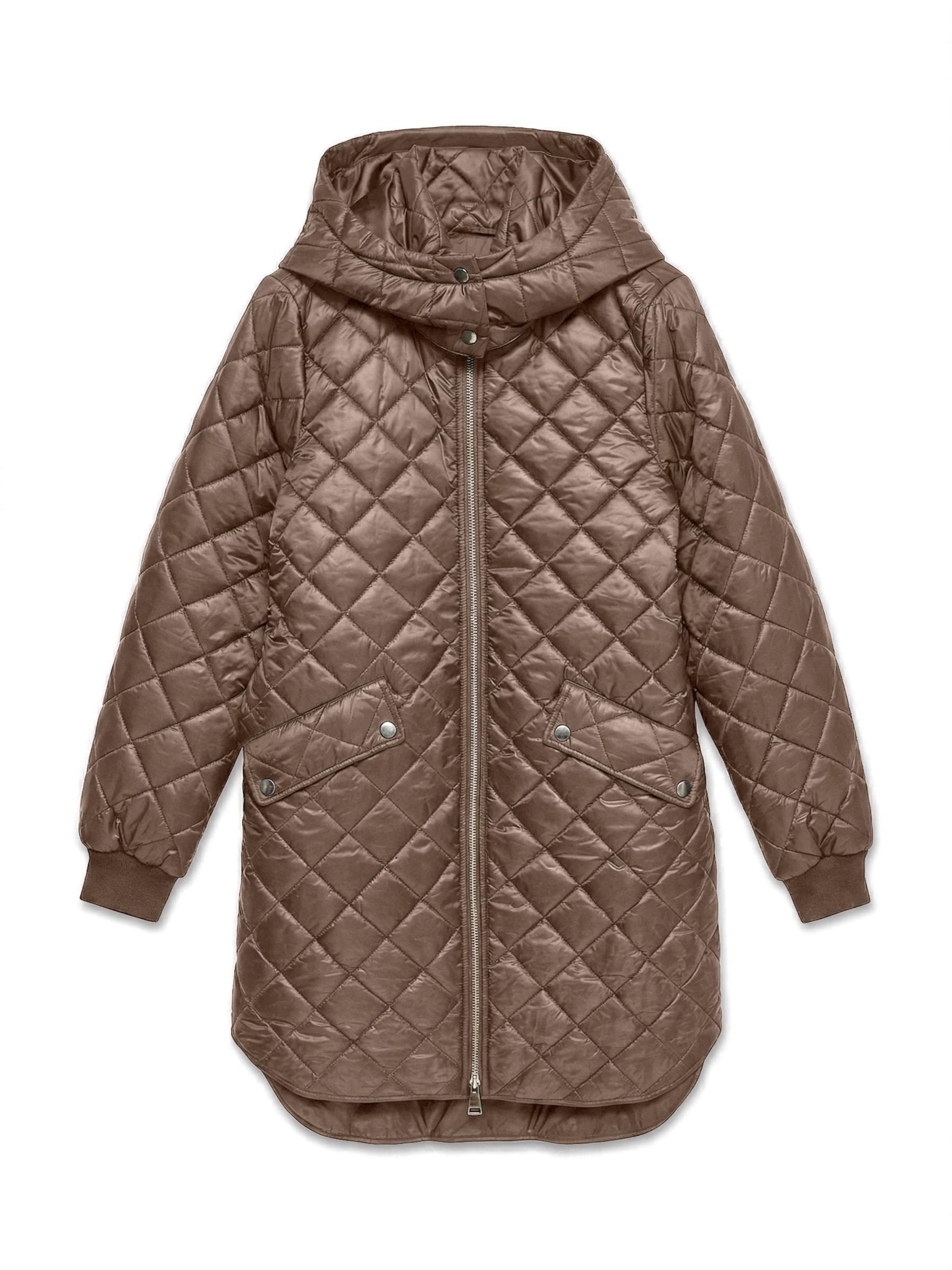 VERO MODA - Abrigo de entretiempo 'VMHayle' en marrón: frente