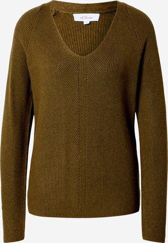 s.Oliver Sweater in Green: front