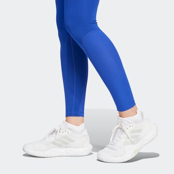 ADIDAS PERFORMANCE Skinny Sporthose in Blau