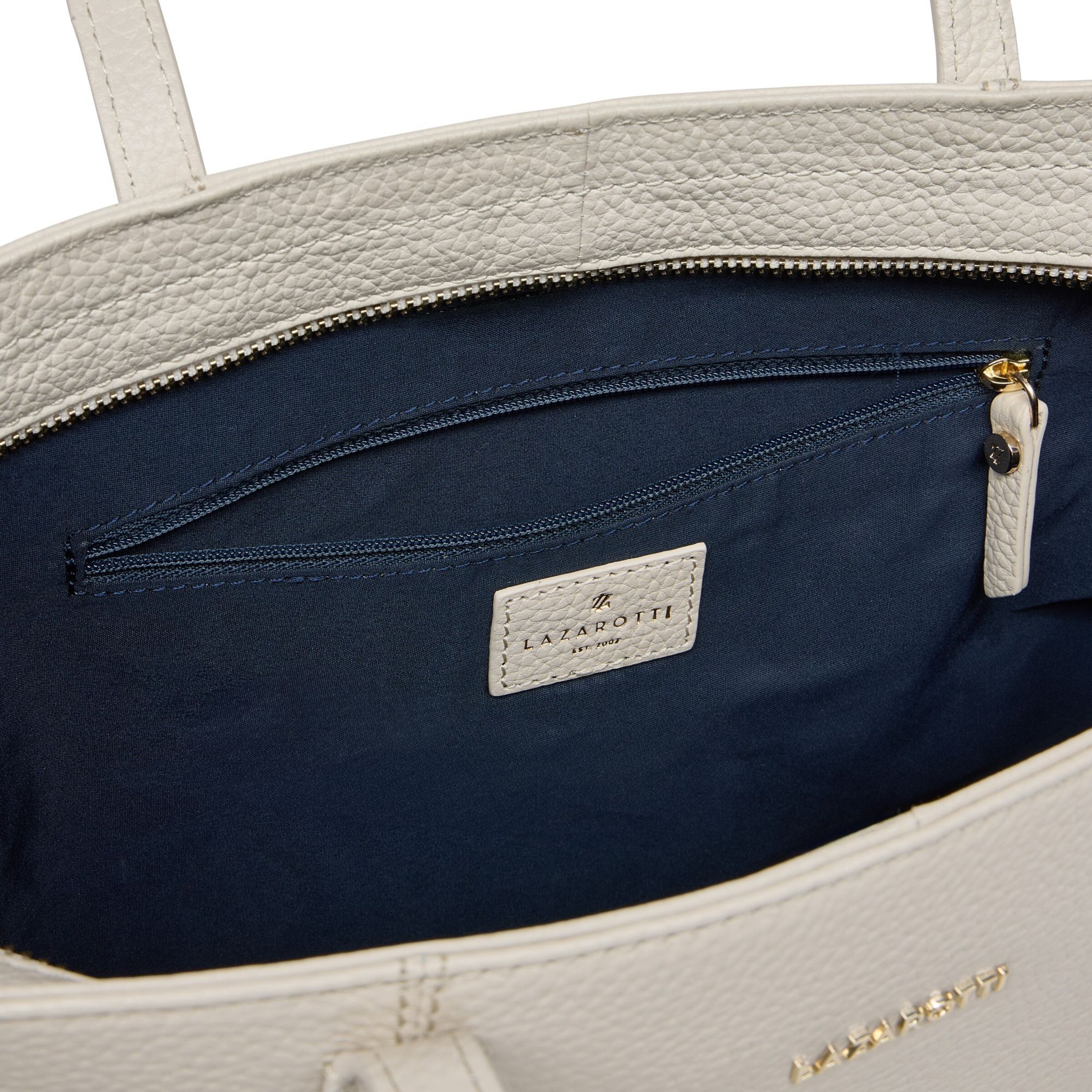 Cabas 'Bologna' Lazarotti en blanc