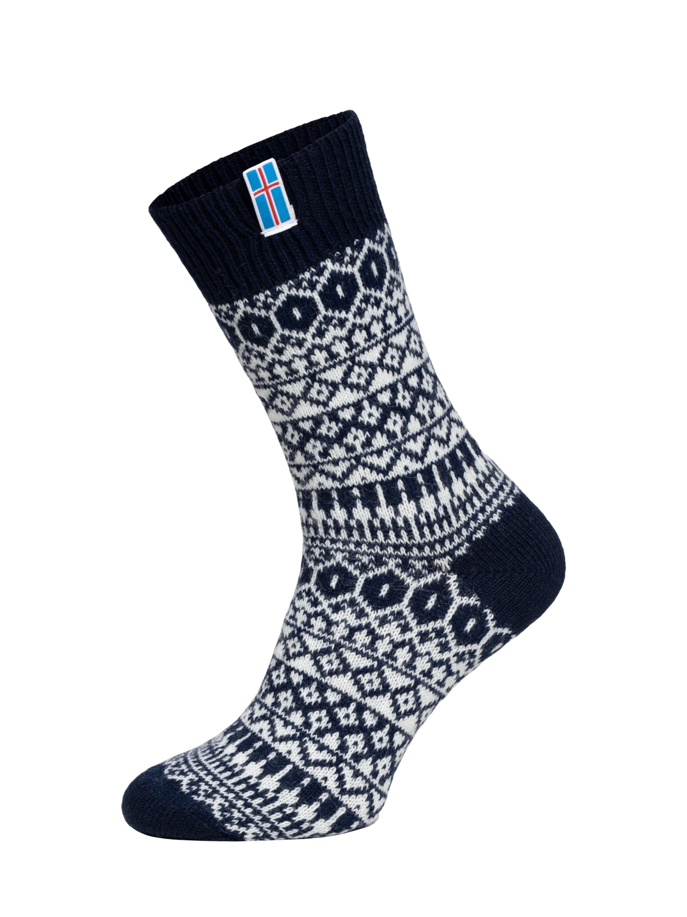 HomeOfSocks Socks 'HOS602' in Blue: front