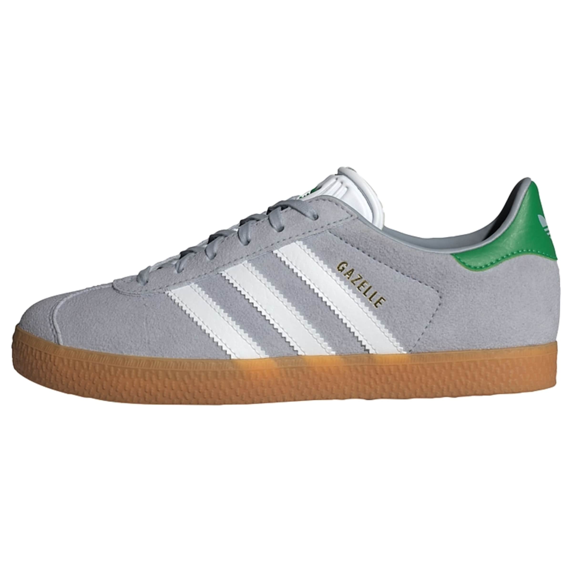 Baskets 'Gazelle' ADIDAS ORIGINALS en gris : devant