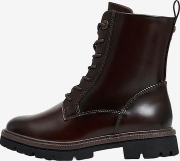 MARCO TOZZI Schnürstiefelette in Braun: Vorderseite
