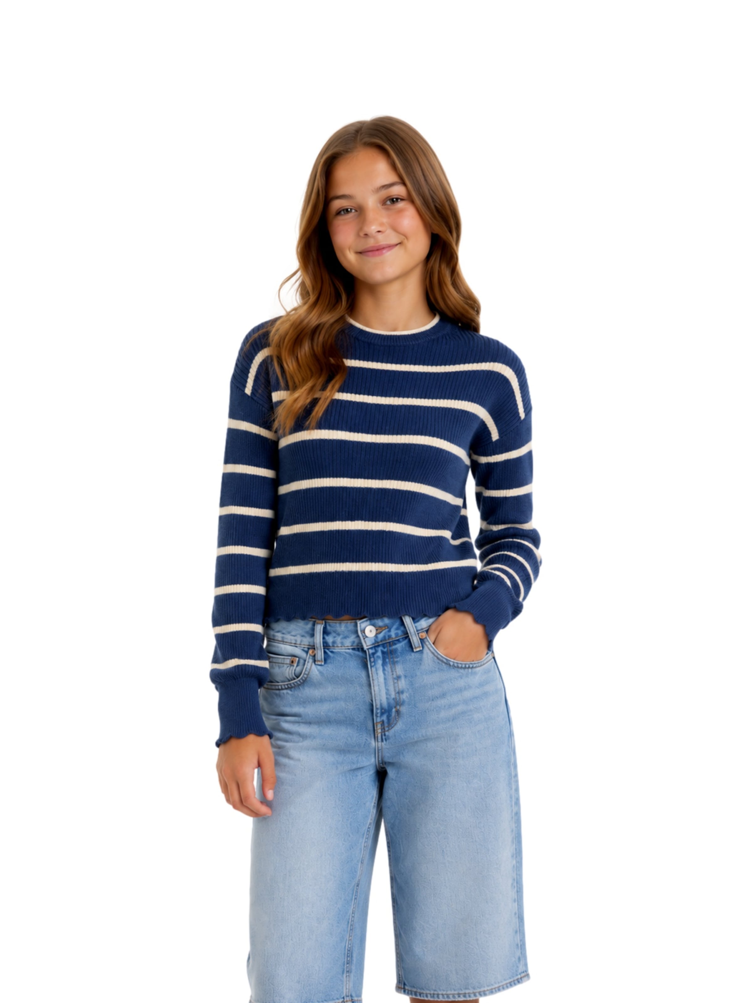 ONLY GIRLS - Jersey 'KOGIbi' en azul: frente
