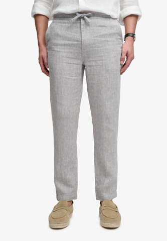 Regular Pantalon 'Premium Essentials' Superdry & Co en gris : devant