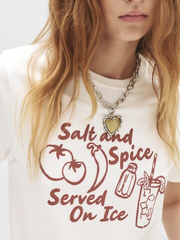 Pull&Bear Póló - fehér