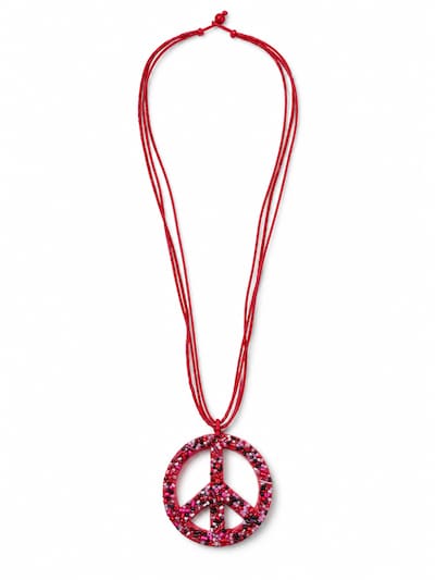 COLLEZIONE ALESSANDRO Kette 'Paz'‌ in Onesize in rot, Produktansicht