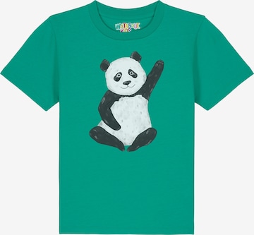 watabout.kids Shirt 'Panda' in Green: front