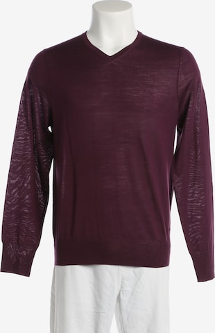 HUGO Pullover / Strickjacke M in Lila: Vorderseite