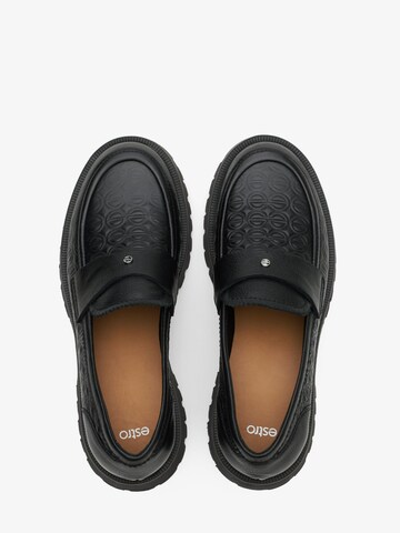 Estro Mokassin '09-3139'‌‌‌‌‌‌‌‌‌ in Schwarz