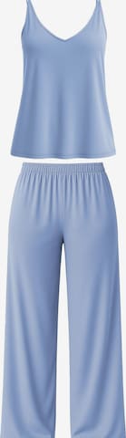 Vivisence Pyjama '2046' in Blauw: voorkant