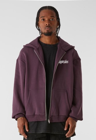 Veste de survêtement 'Discipline Dynasty' MJ Gonzales en violet : devant