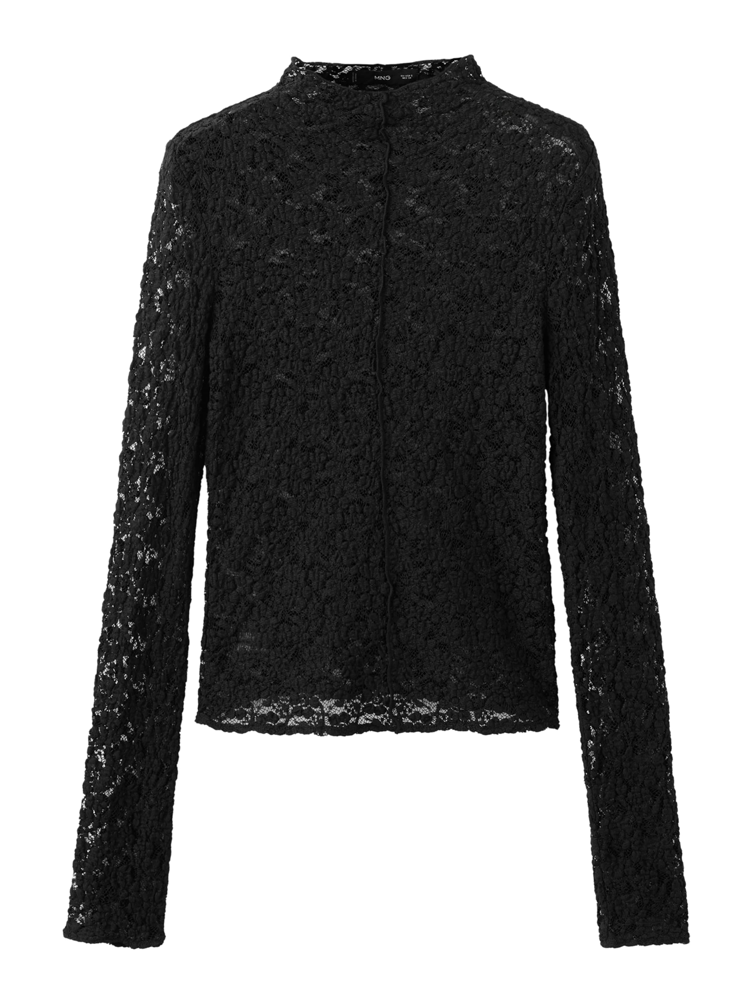 MANGO Shirt 'XSELENA' in de kleur Zwart, Productweergave