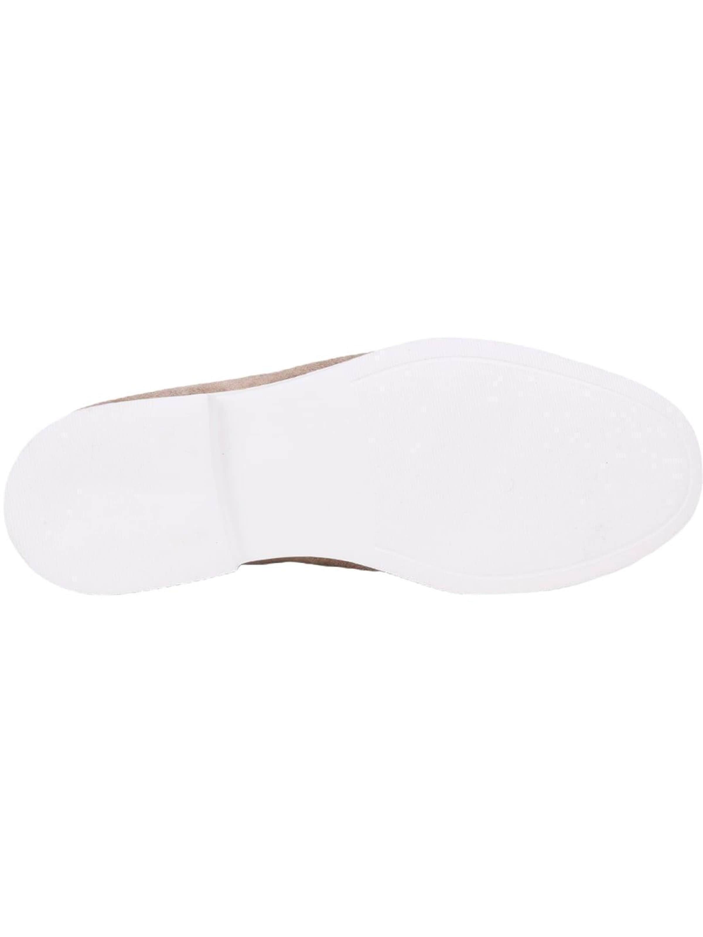 Desa Mocassins 'DESA Herren-Wildlederslipper mit Metalldetails' in Beige