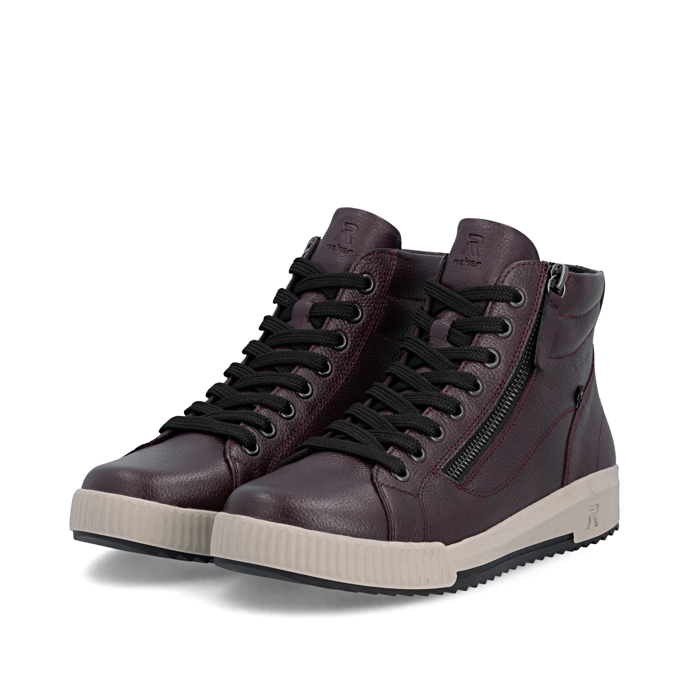 Bottines Rieker en rouge