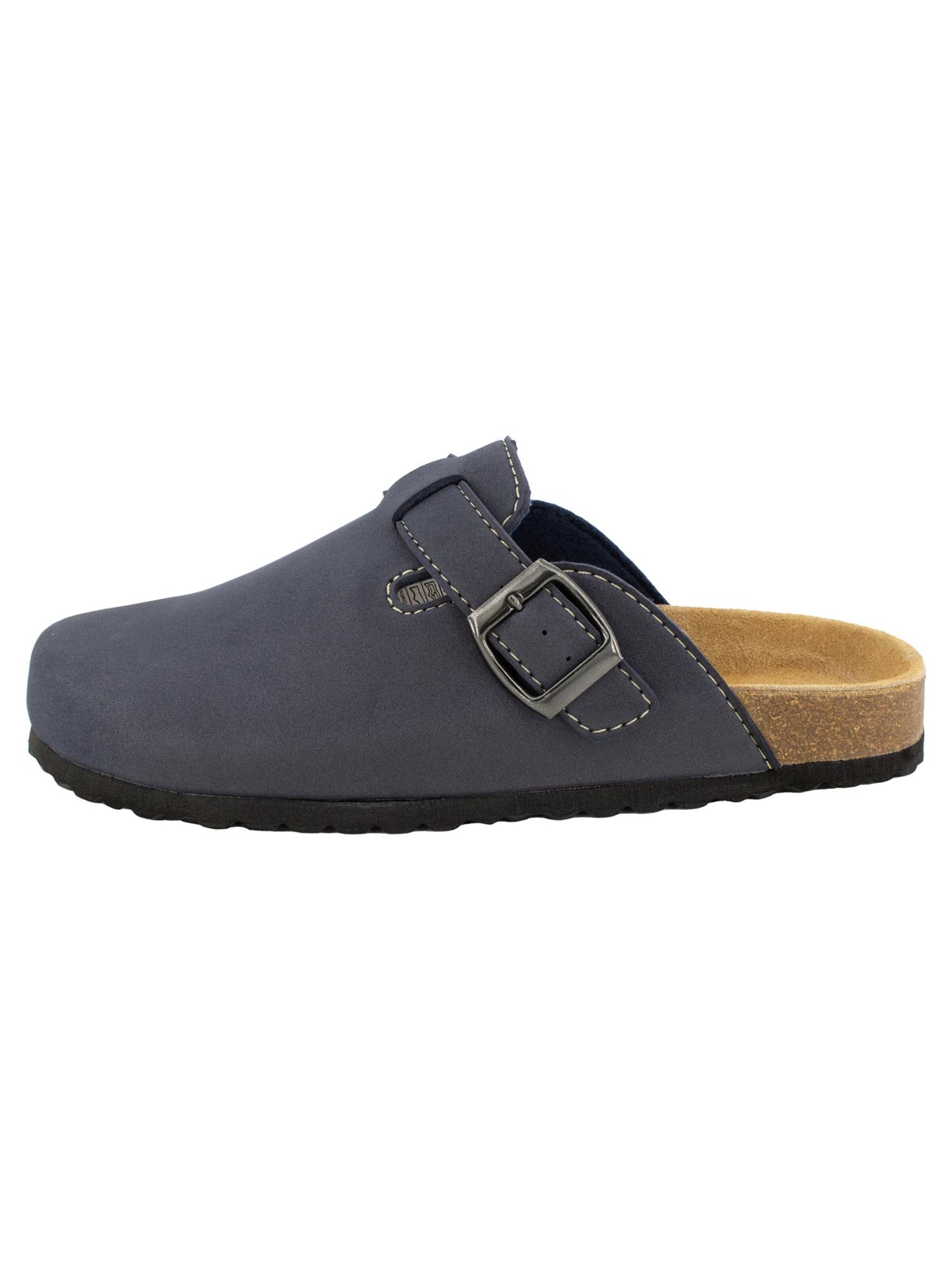 SUPERSOFT by Indigo Clogs 'Classic' in Blue: front