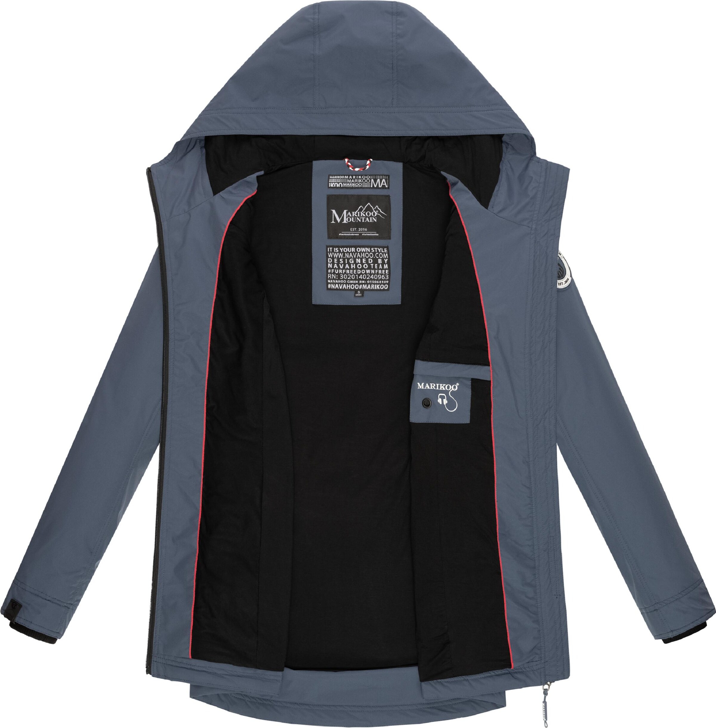 Veste fonctionnelle MARIKOO en bleu