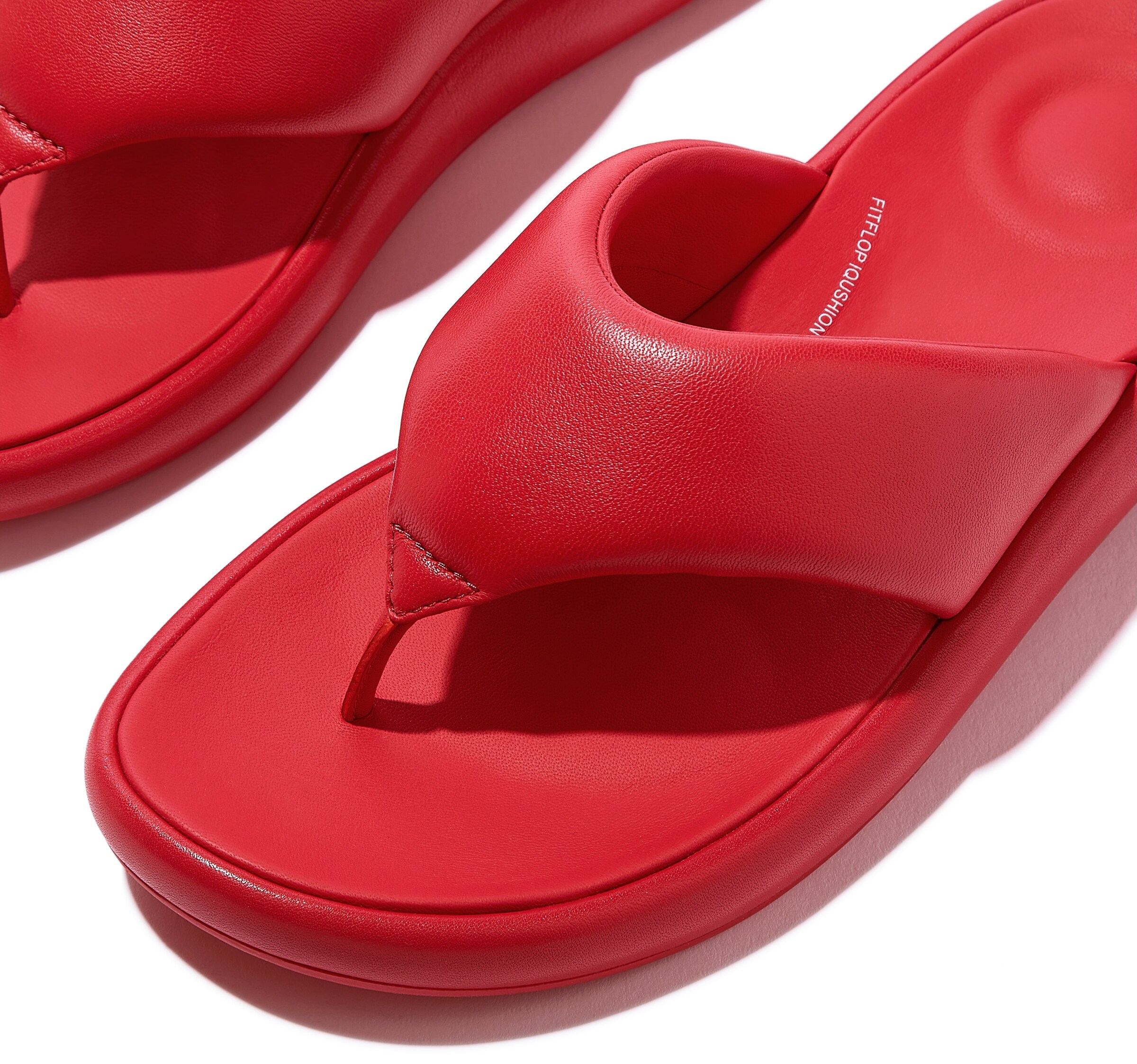 FitFlop T-Bar Sandals in Red