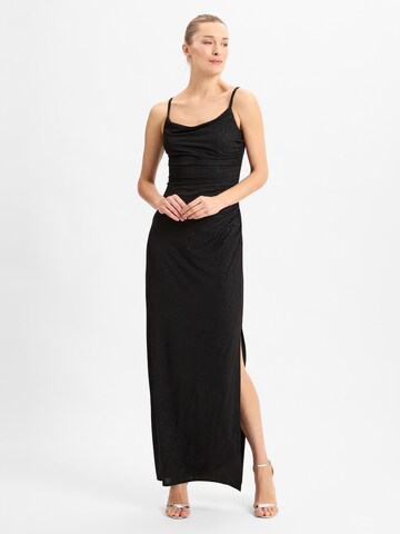 Marie Lund Abendkleid in Schwarz: Vorderseite