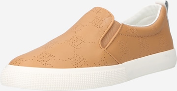 Lauren Ralph Lauren Slip on boty 'HADDLEY' – béžová: přední strana