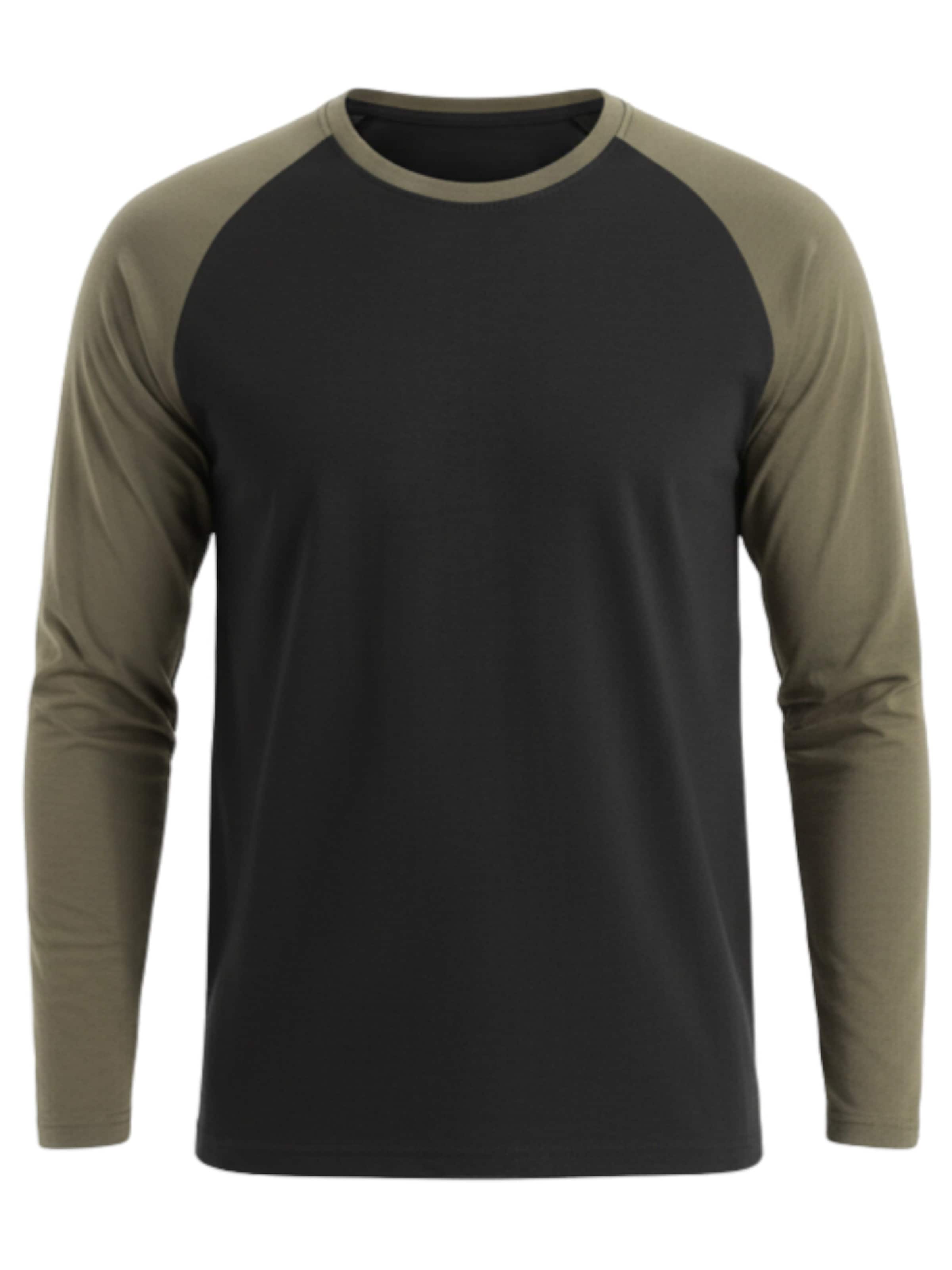 Ombre Shirt in Groen: voorkant