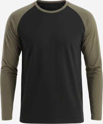 Ombre Shirt in Grün: Vorderseite