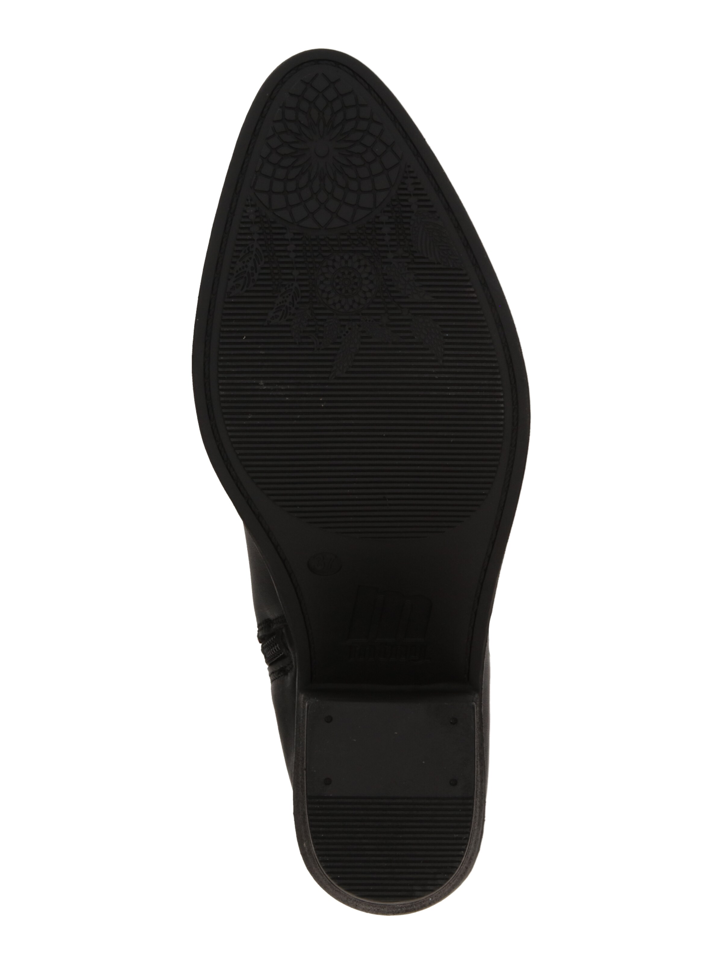 MTNG Cowboy boot in Black