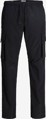Regular Pantalon cargo JACK & JONES en noir : devant
