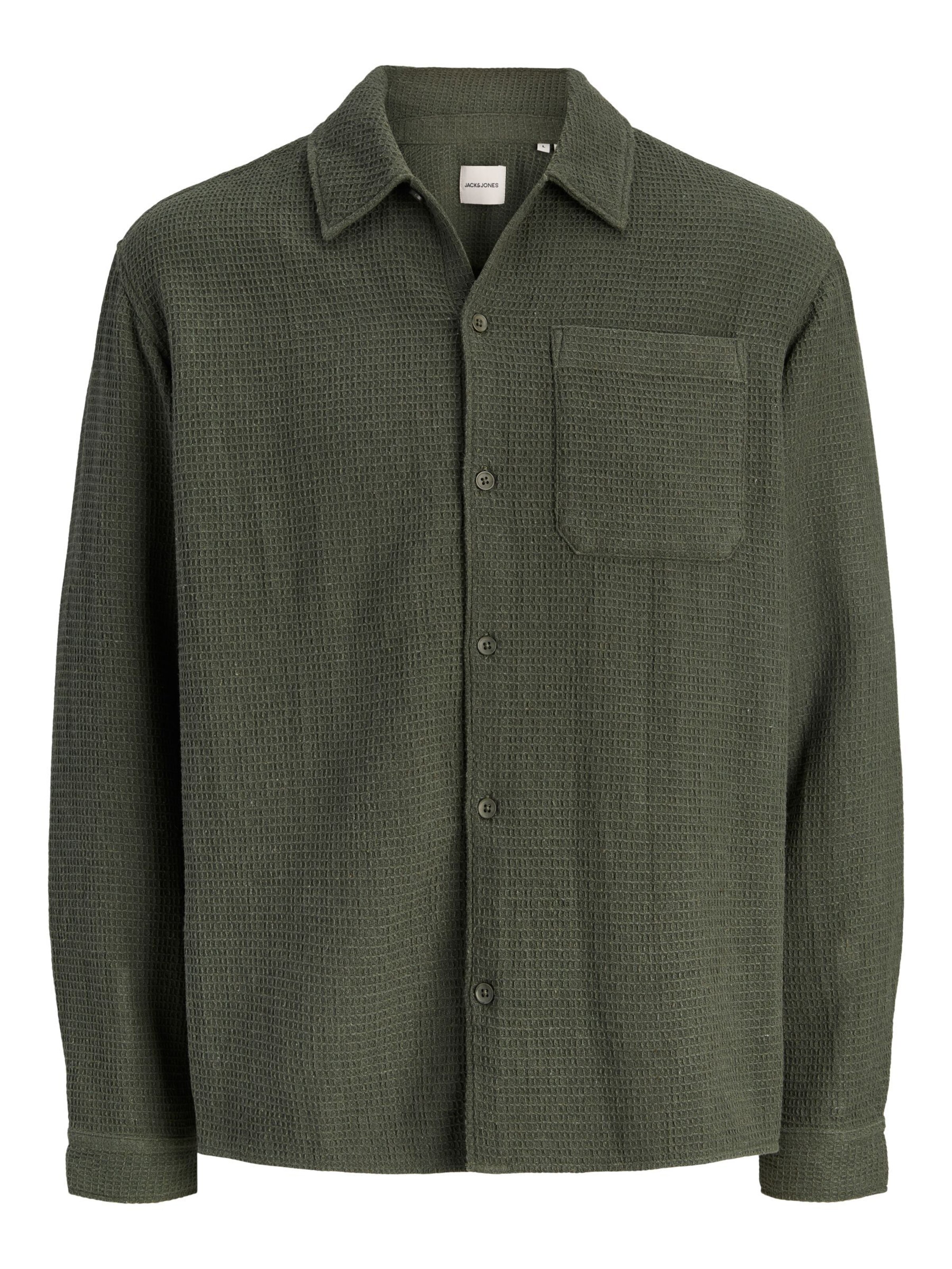 Camicia in L JACK & JONES di colore verde, Visualizzazione prodotti