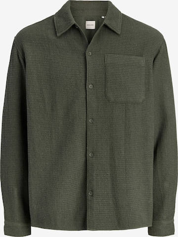 Comfort fit Camicia di JACK & JONES in verde: frontale
