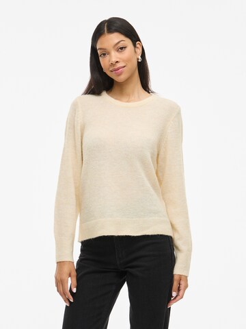 Pull-over 'VILORY' VILA en beige : devant