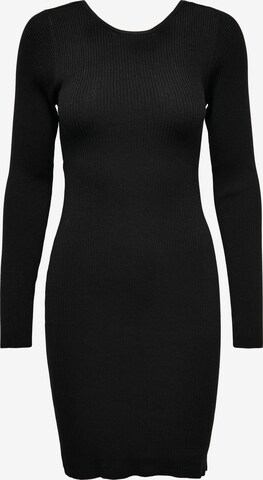 ONLY Трикотажное платье 'EMMY' в Черный: спереди