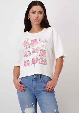 monari - Camiseta en blanco: frente