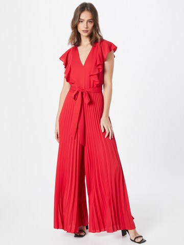 Twinset Jumpsuit in Rood: voorkant