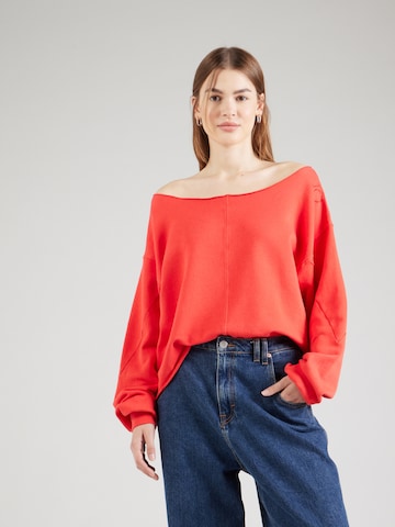 Pull-over 10Days en orange : devant