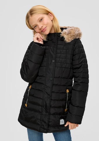 Manteau s.Oliver en noir : devant