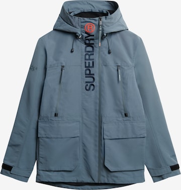 Superdry Tussenjas in Blauw: voorkant