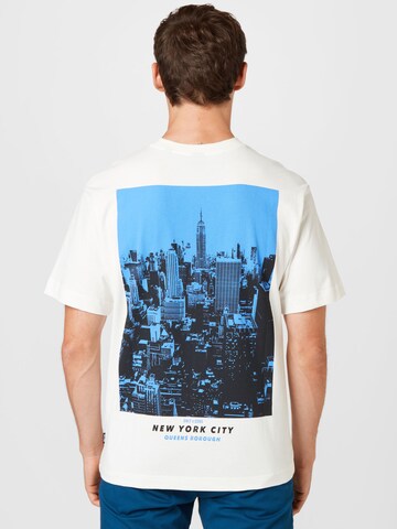 T-Shirt 'Fred' Only & Sons en blanc