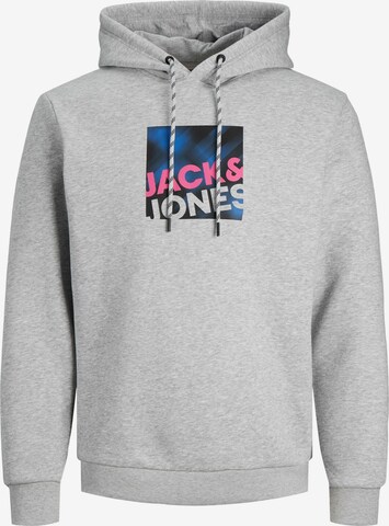 JACK & JONES Mikina 'Logan' – šedá: přední strana