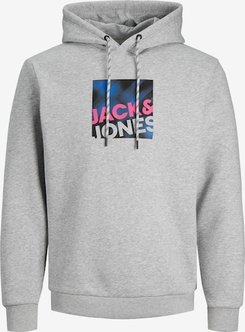 JACK & JONES - Sweatshirt 'Logan' em cinzento: frente