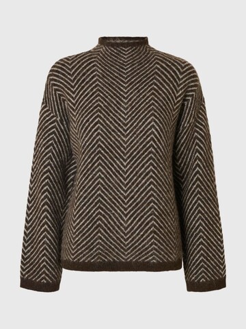 SELECTED Pullover in Braun