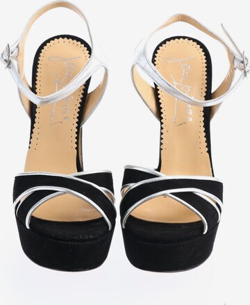 Jan Pierre Sandals & High-Heeled Sandals in 38 in Black