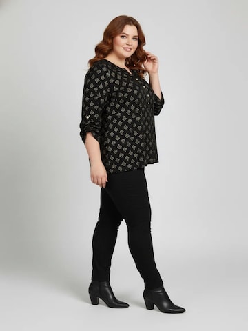 Shape Of You Bluse in Schwarz