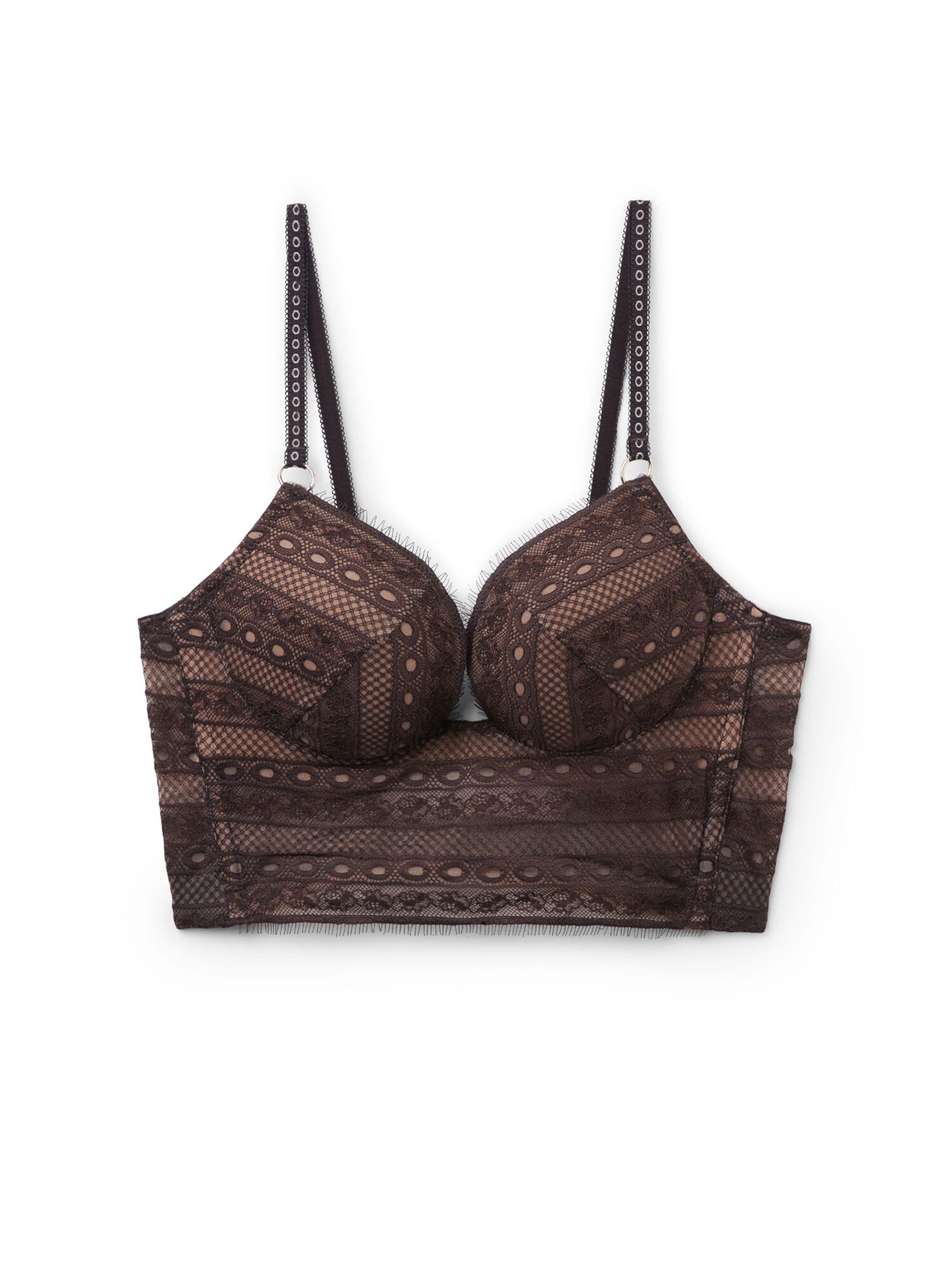 INTIMISSIMI Corsage 'Monica Get Noticed' in Brown: front