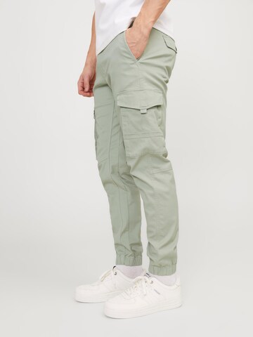JACK & JONES Slimfit Hose 'JJIPaul JJFlake' in Grün