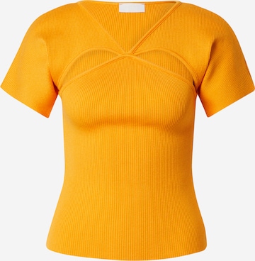 Tricou 'Leycie' de la LeGer by Lena Gercke pe portocaliu: față