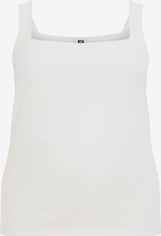 WE Fashion - Top en blanco: frente